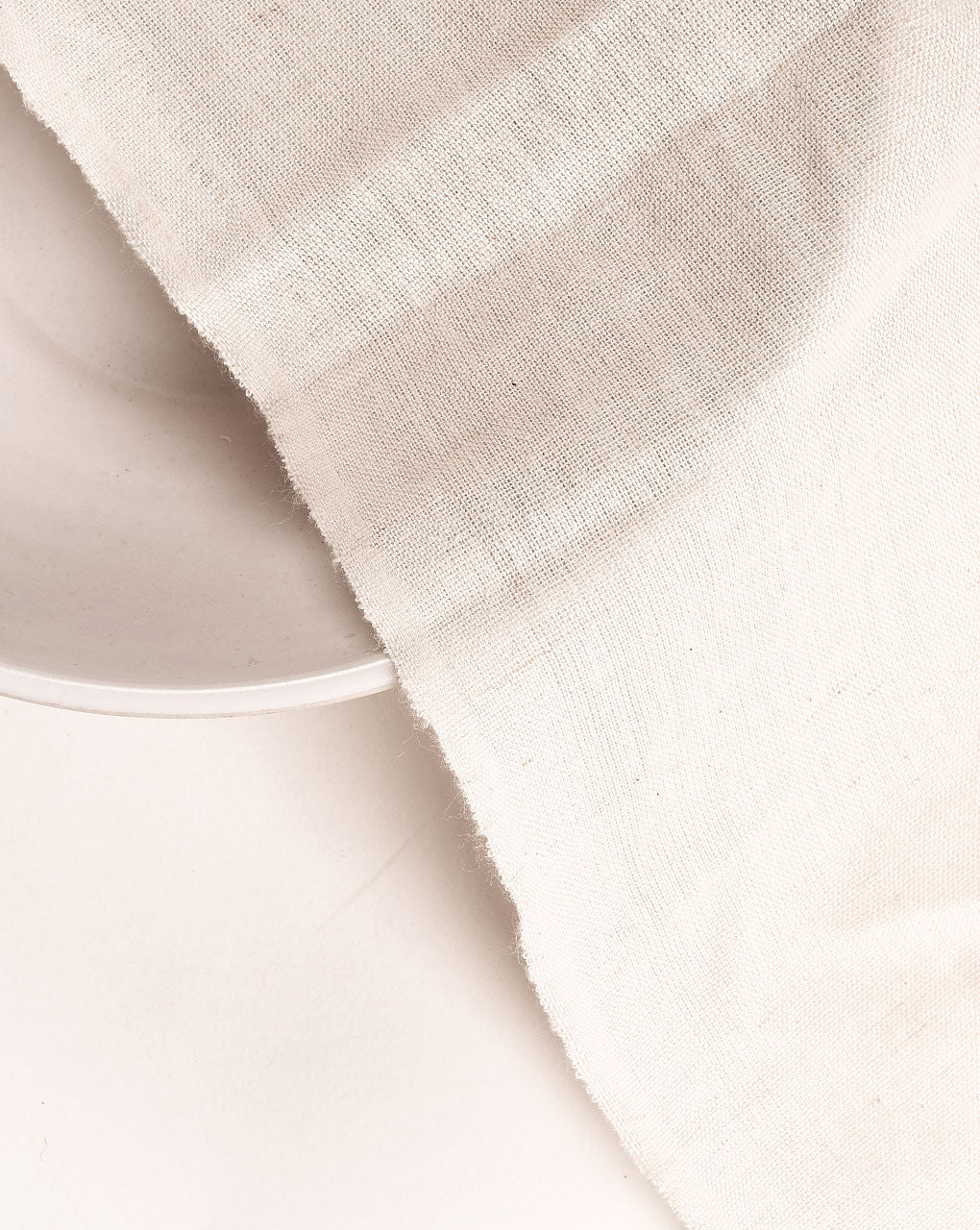 Greige Cotton Viscose Linen Fabric