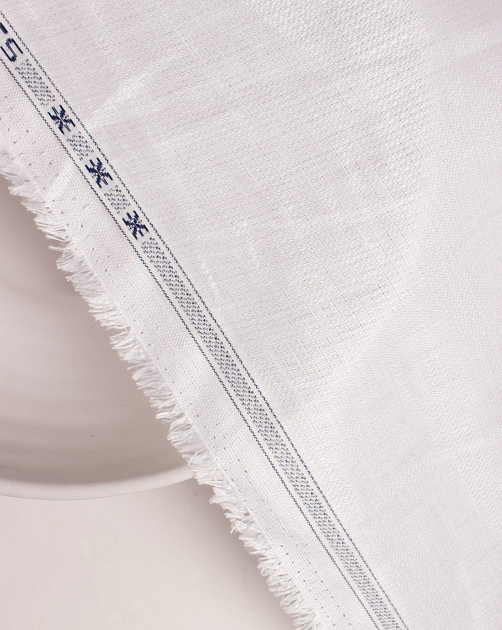 White Hemp Linen Lyocell Fabric