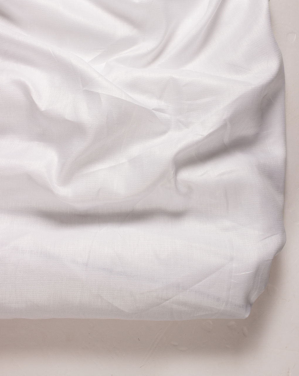 White Hemp Linen Lyocell Fabric